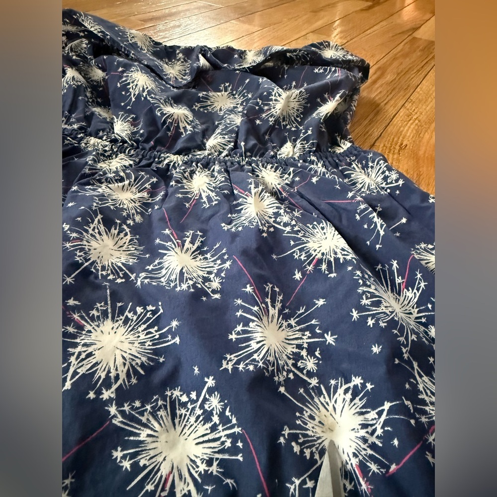 Lilly Pulitzer Fireworks Libby Dress Bright Navy Sparkle Glow Women’s Size M - Picture 15 of 15